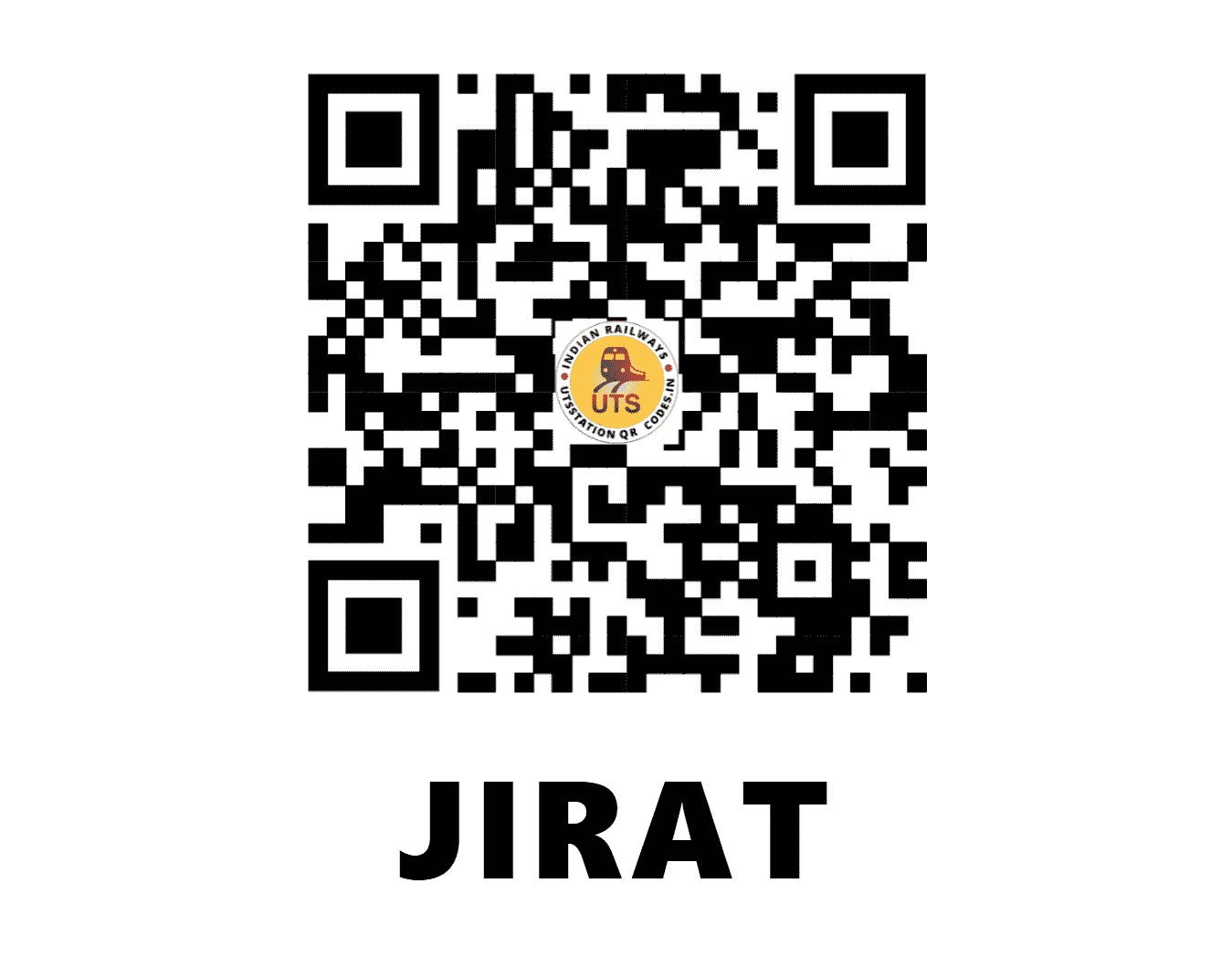 UTS QR Code for JIRAT - JIT - ER (WEST BENGAL)